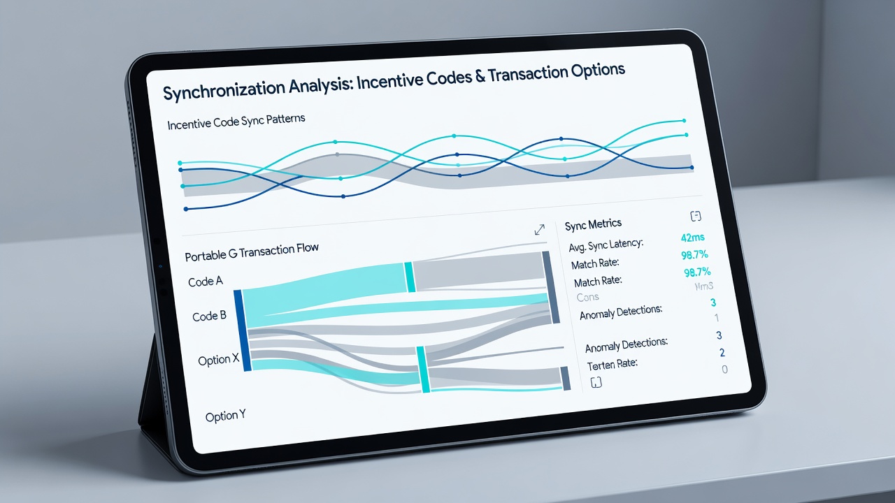Detailed view of transaction flow and incentive code synchronization on a portable gaming platform dashboard